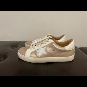 Rose Gold Star Sneaker 7.5